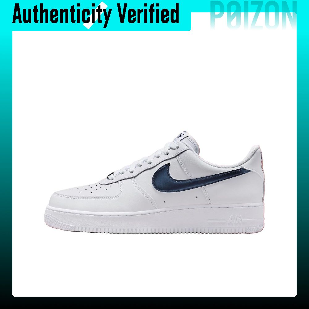 Nike Shoes Air Force 1 - ナイキ エアフォース1 通気性のあるローカットスケートボードシューズ メンズ ホワイト レッド