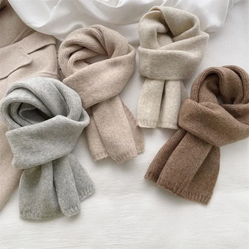 レディースカシミヤスカーフ女性の冬暖かい高級無地ショールとラ - Woven Scarf Blanket のレビューと価格