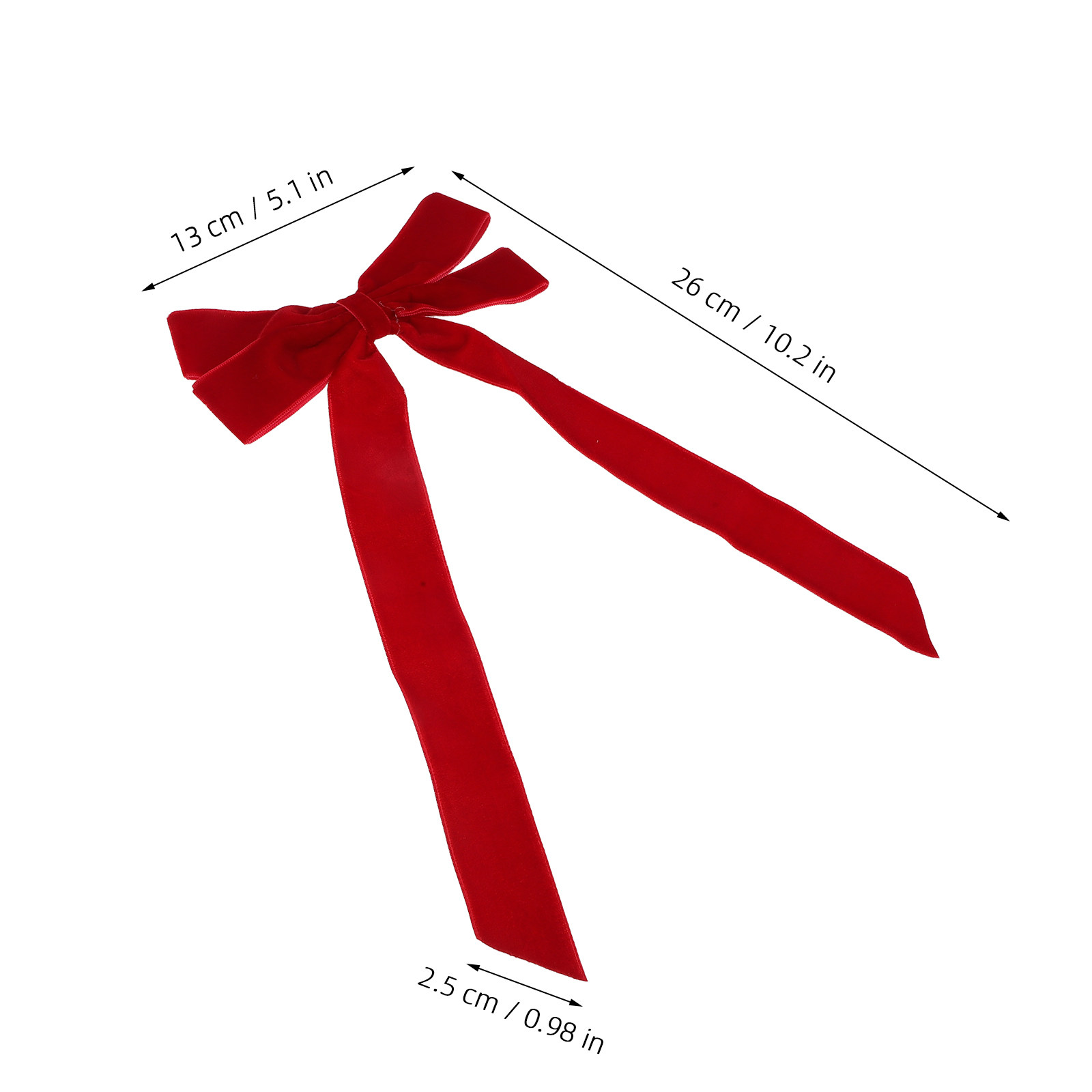 12個入り、赤いリボンで作られたクリスマスリボン飾り。あらか - Bow Tie Pre Tied のレビューと価格